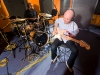 Carlos Hercules (drums) working with Dan at Koolworld Studios