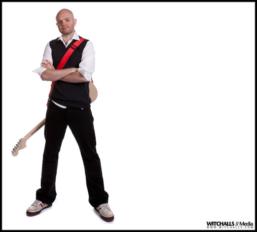 Audio Justice ‘House of Cards’ Photo Shoot: Dan Furr, Audio Justice guitar man.