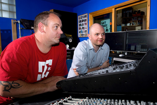 Audio Justice ‘House of Cards’ recording session, Koolworld Studios, July 2010